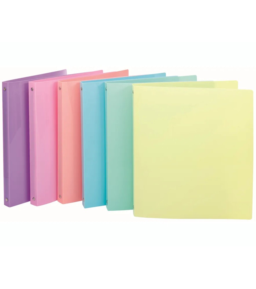 Raccoglitore Ad Anelli Ppl Pastel 4 anelli Tondi