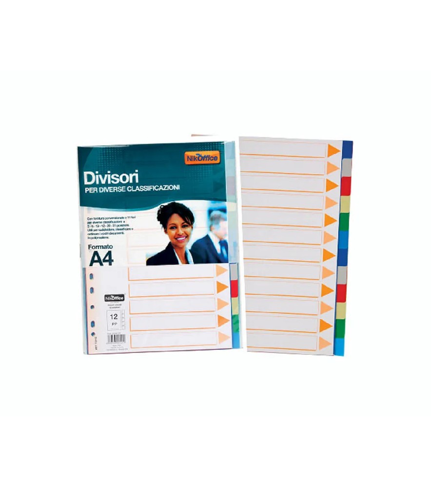 Divisori Colorati Plastica
