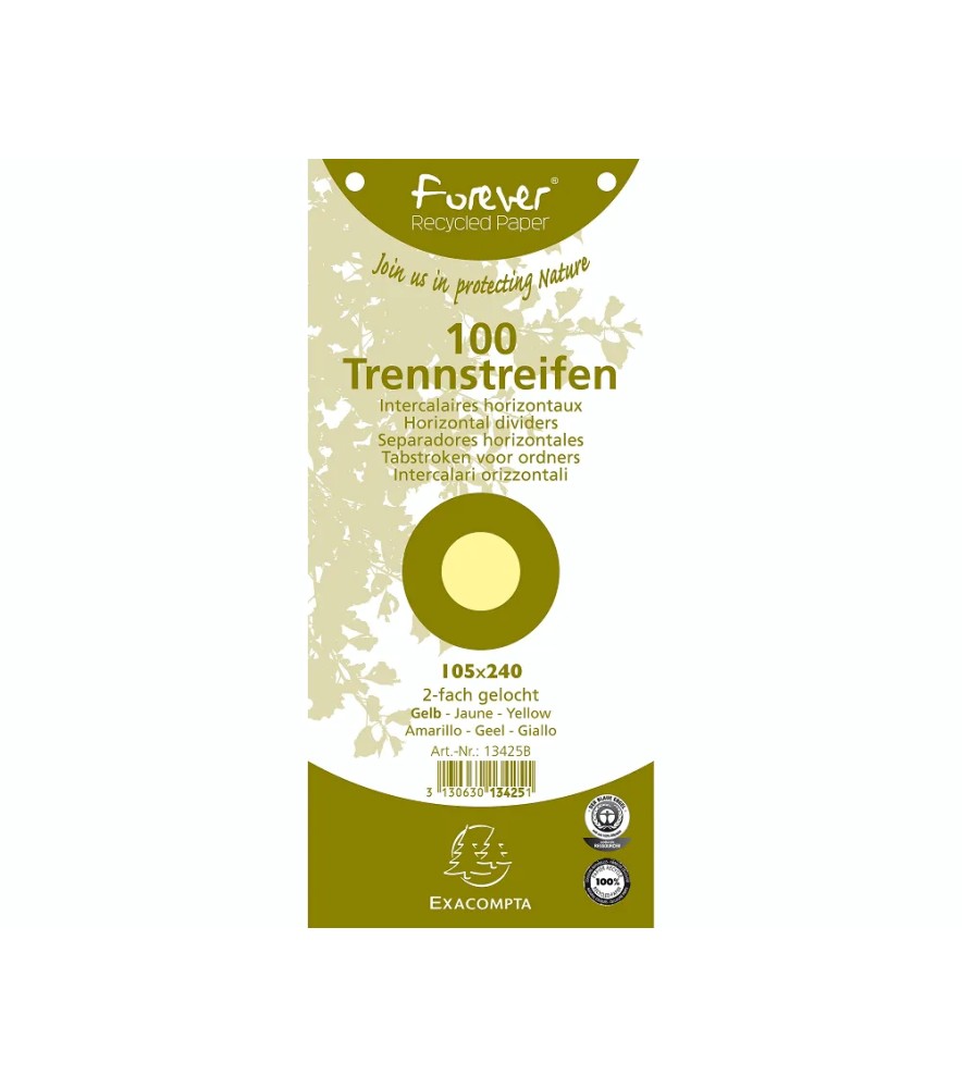 Divisori Orizzontali a 2 Fori 100 pezzi Forever Cartoncino 200gr
