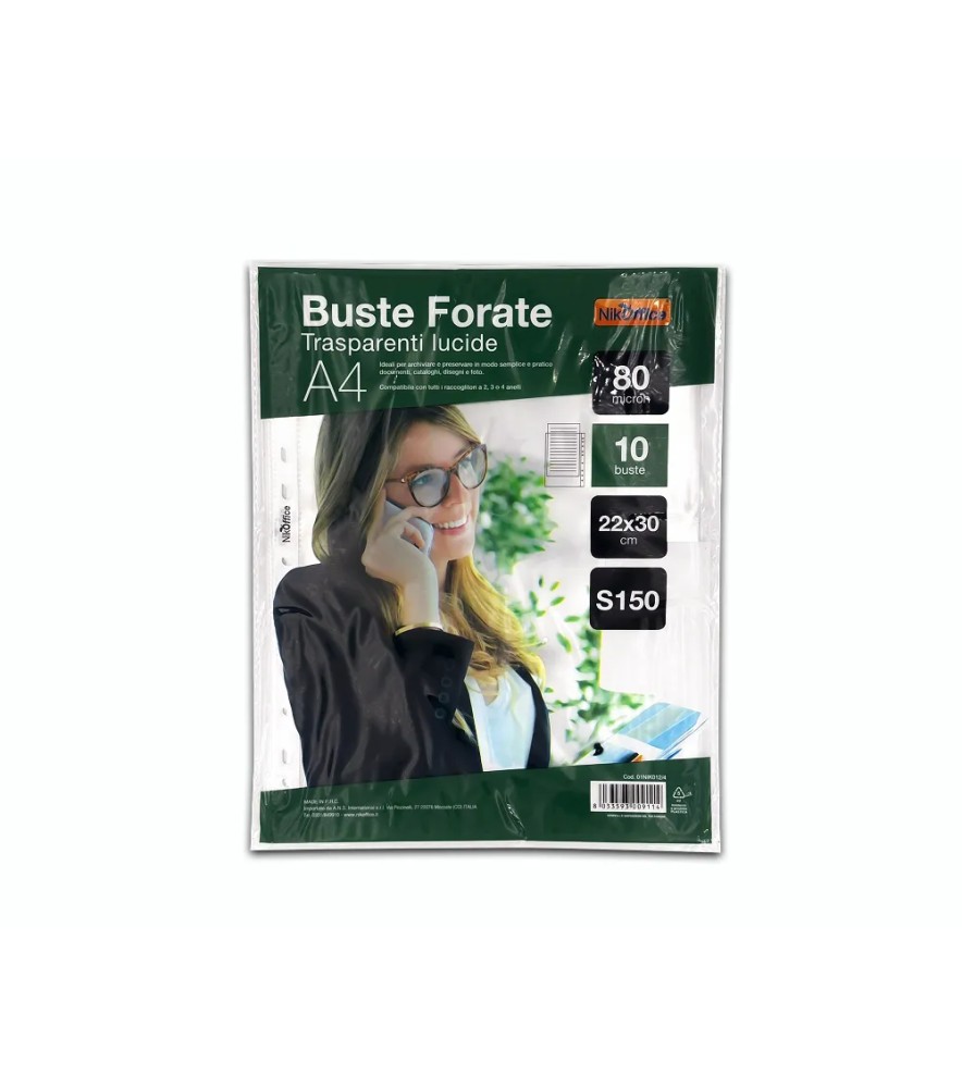 Buste Perforate 15/100 10 pezzi