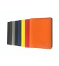 Pluricard Portacard a Libro 14 Scomparti Solocolore Scudo Rf