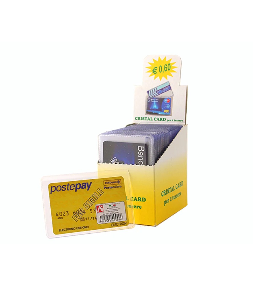 Cristalcard Portacard in Pvc Cristal