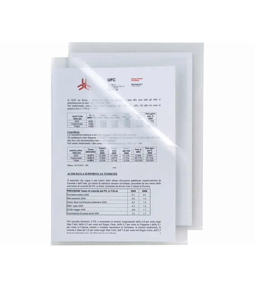 50 Busta a L Polipropilene Antiriflessomm 220 x 300