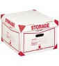 Scatola Archivio Storage Contenitore x 4 Scatole Cartonemm 3
