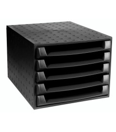 Cassettiera Ecoblack 100%...