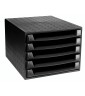 Cassettiera Ecoblack 100% Riciclato 5cassetti 387 x 284 x 21