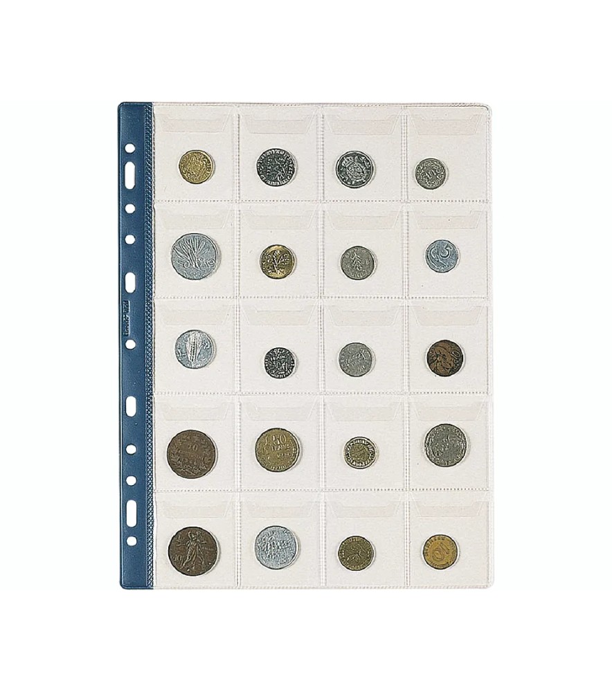 10 Busta Perforata Porta Monete 20 Tasche