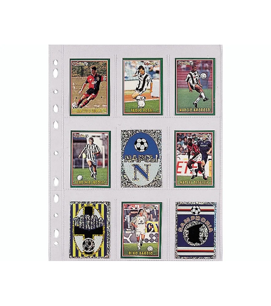 10 Buste Perforate Porta Figurine 9 Tasche