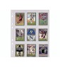10 Buste Perforate Porta Figurine 9 Tasche