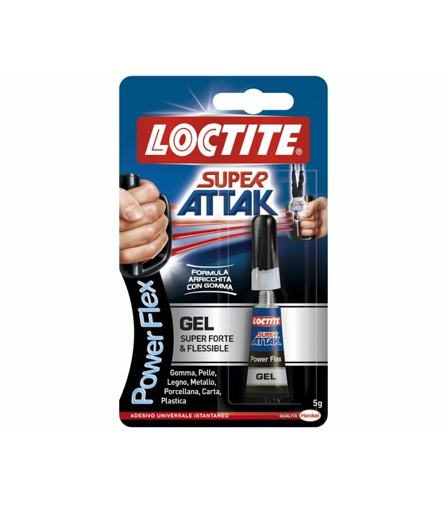 Colla Cianoacrilica Gel Attak Flex Gel