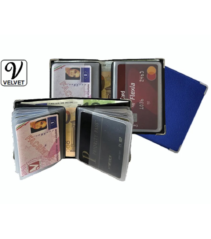 Portafogli/portacards Velvet Fashion in Pvc