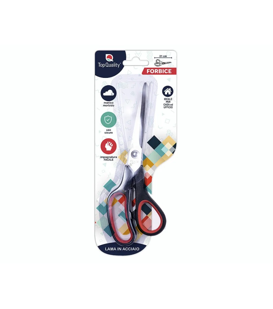 Forbici Ufficio Manico Plastica Lama Acciaio