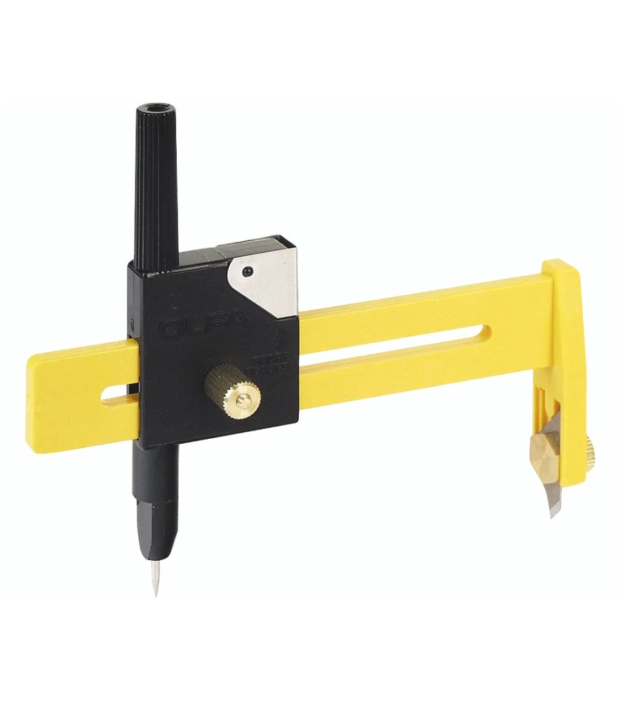 Cutter a Compasso Circolare Cmp-1 con 5 Lame di Ricambio