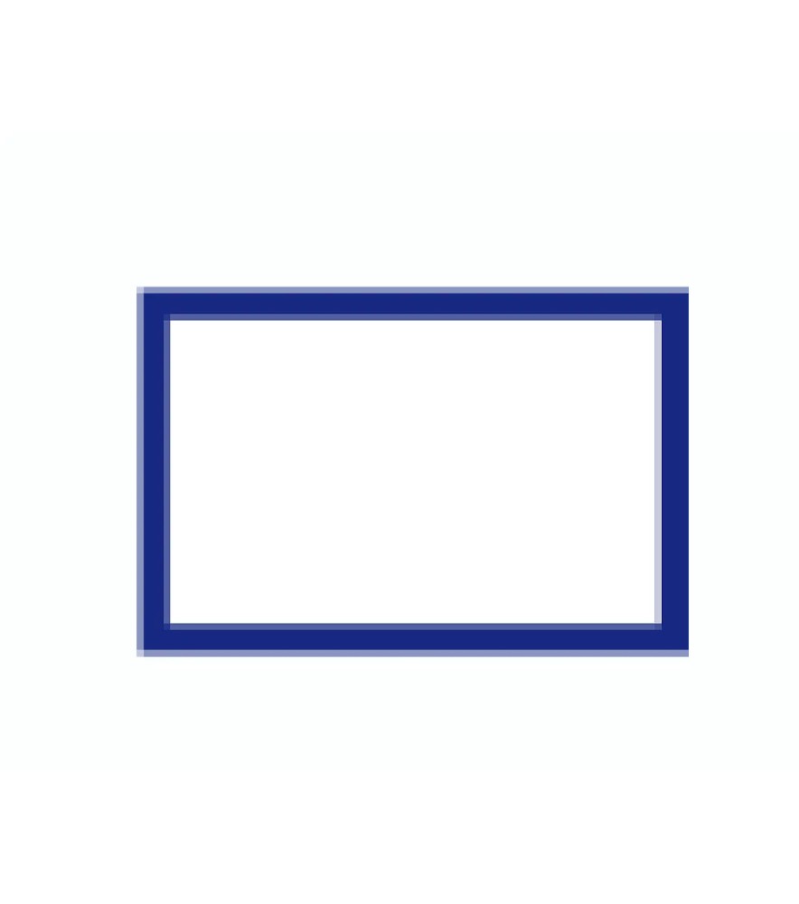 Etichette Prezzatrice C/cornice Bianco/blu Taglio Quadro
