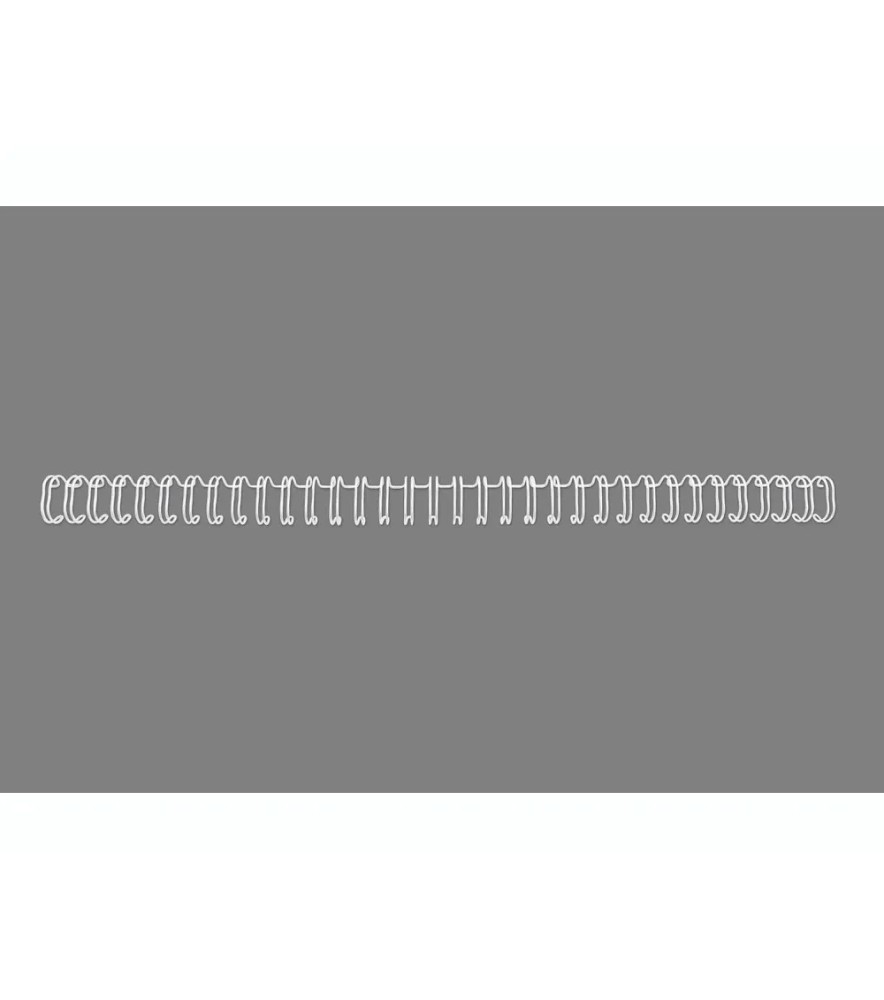 100 Spirali per Rilegare Passo 3:1 34 Fori Metallichemm 297