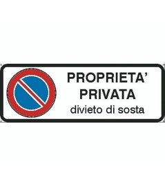 Cartello Segnaletica Adesivo in Alluminio