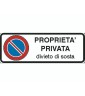 Cartello Segnaletica Adesivo in Alluminio