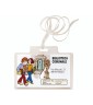 Porta Badge/cartellino Pass 3ec Pvc con Cordoncino
