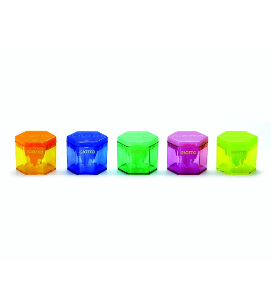 Temperamatite con Contenitore Esagonale Plastica