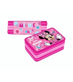 Astuccio 3 Zip Premium Minnie