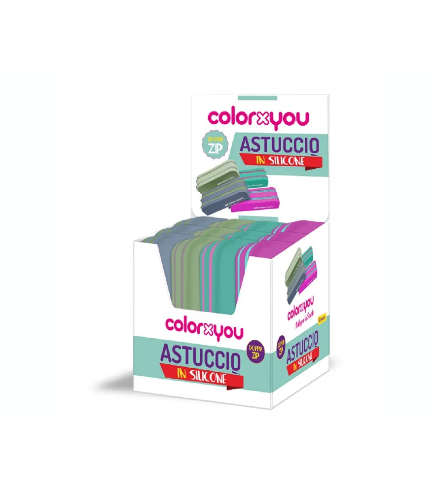 Astuccio a Bustina in Silicone 2 Zip