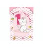 Biglietti di Auguri Compleanno 1 Anno Rosa