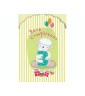Biglietti di Auguri Compleanno 3 Anni