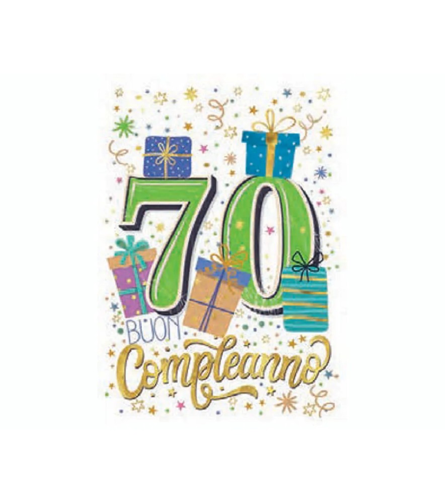 Biglietti di Auguri Compleanno 70 Anni