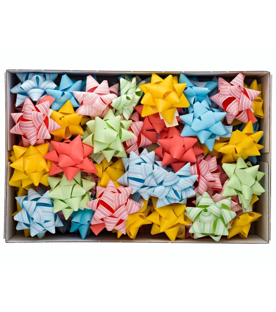 Coccarde Stelle Fantasia 68296 Linee 30296 70 pezzi