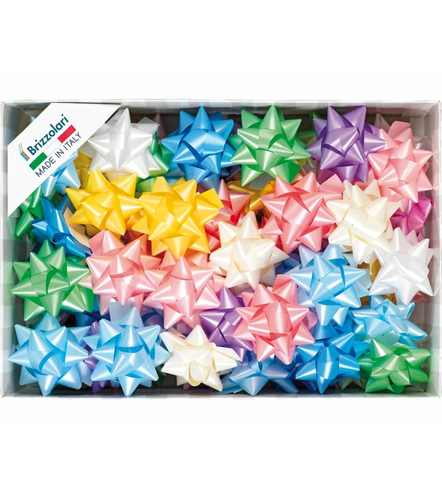 Coccarde Stelle Eline 6800 Lisce 3200 70 pezzi
