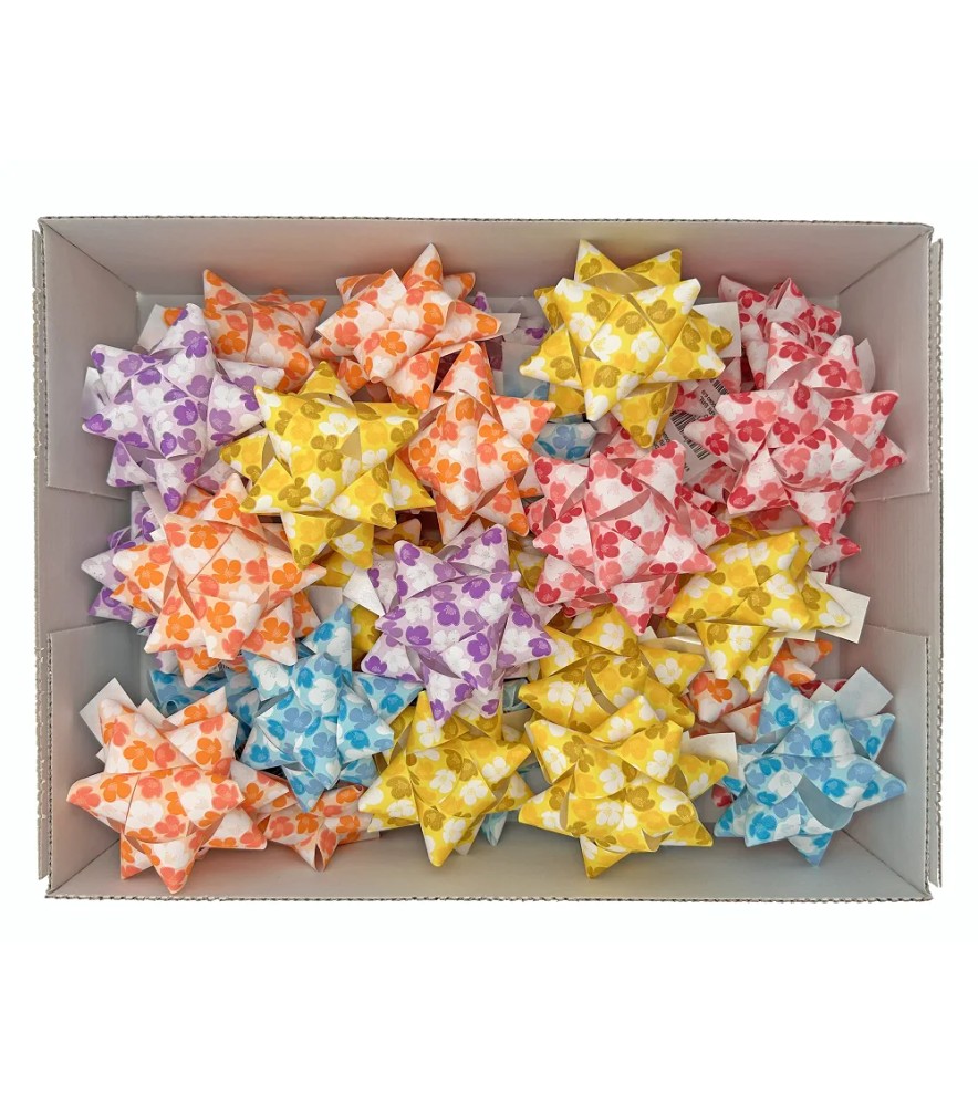 Coccarde Stelle Fantasia 68355 Primavera 32355 36 pezzi