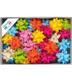 Coccarde Stelle Rafia 6802 70 pezzi
