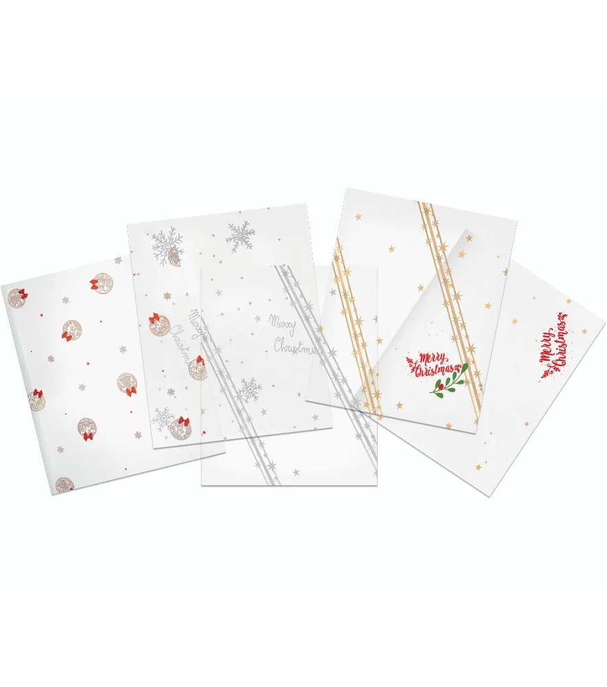 Fogli Cellophane Natale