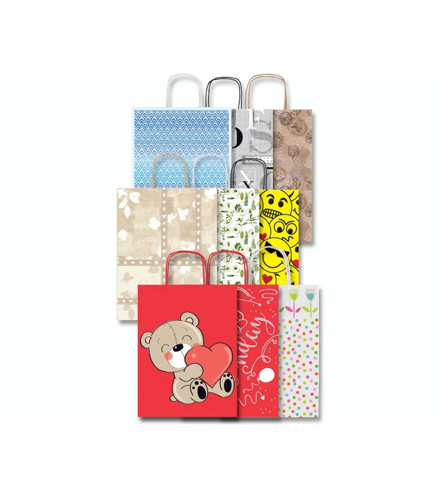 Shopper in Carta Fantasia