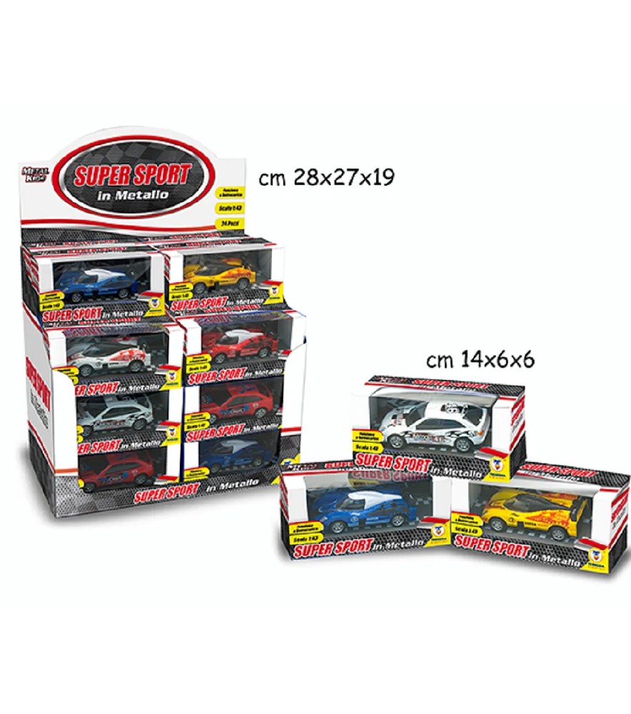 Metal Kids - Auto Sportive in Metallo Scala 1:43