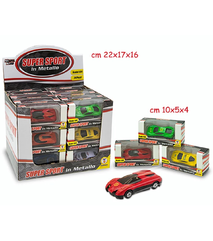 Metal Kids - Auto Sportive in Metallo 8 Mdl