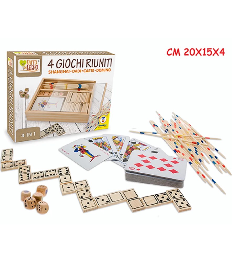 Fatto di Legno - Giochi 4 Riuniti C/cofanetto
