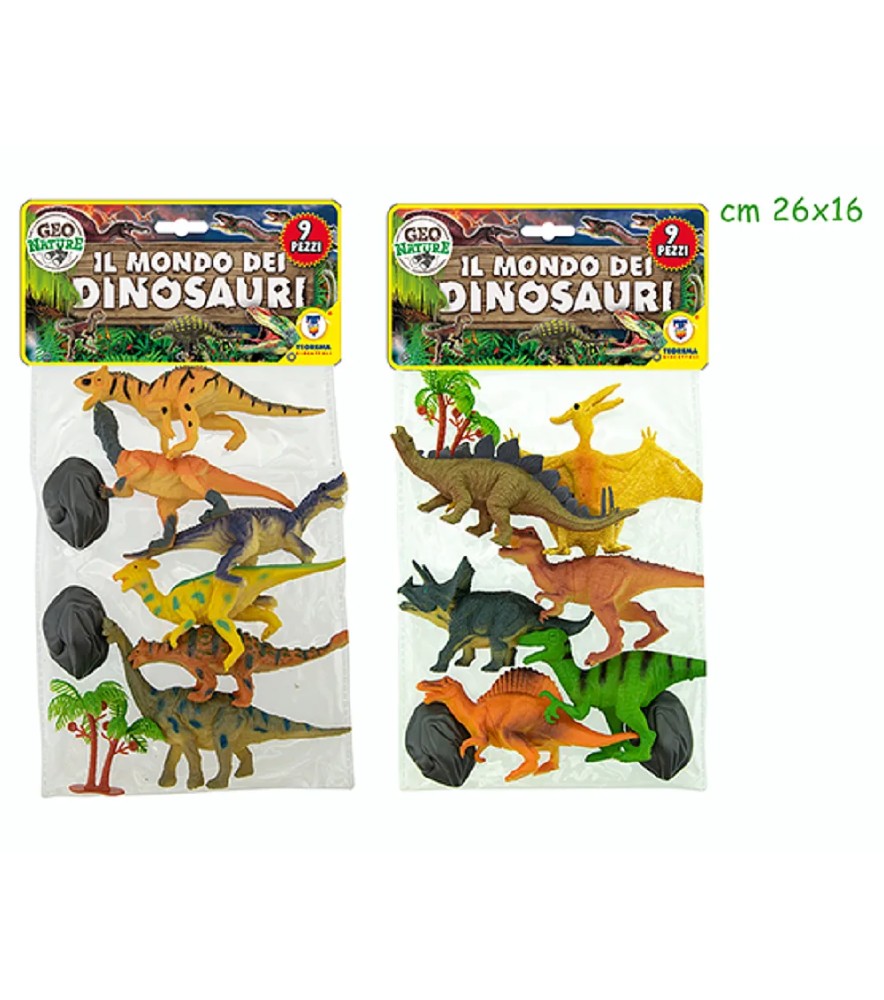 Geo Nature - Dinosauri 6 pezzi 2 Ass