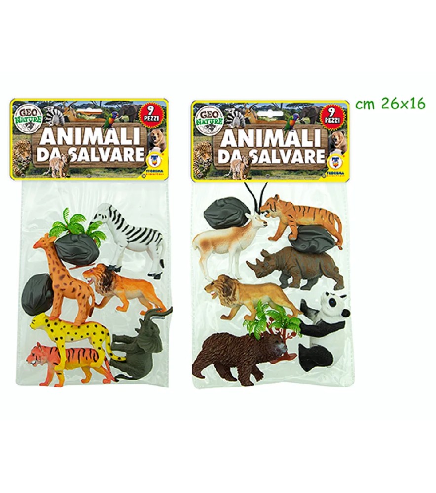 Geo Nature - Animali da Salvare 6 pezzi 2 Ass