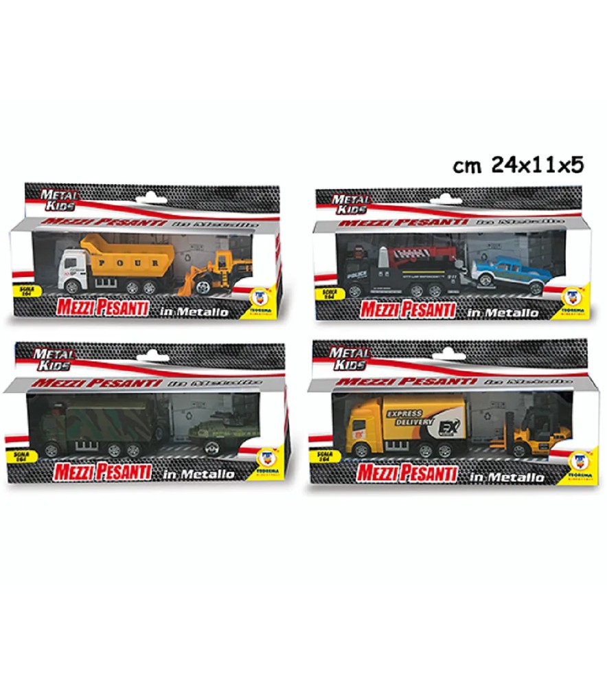 Metal Kids - Mezzi Pesanti 4 Mdl in Metallo