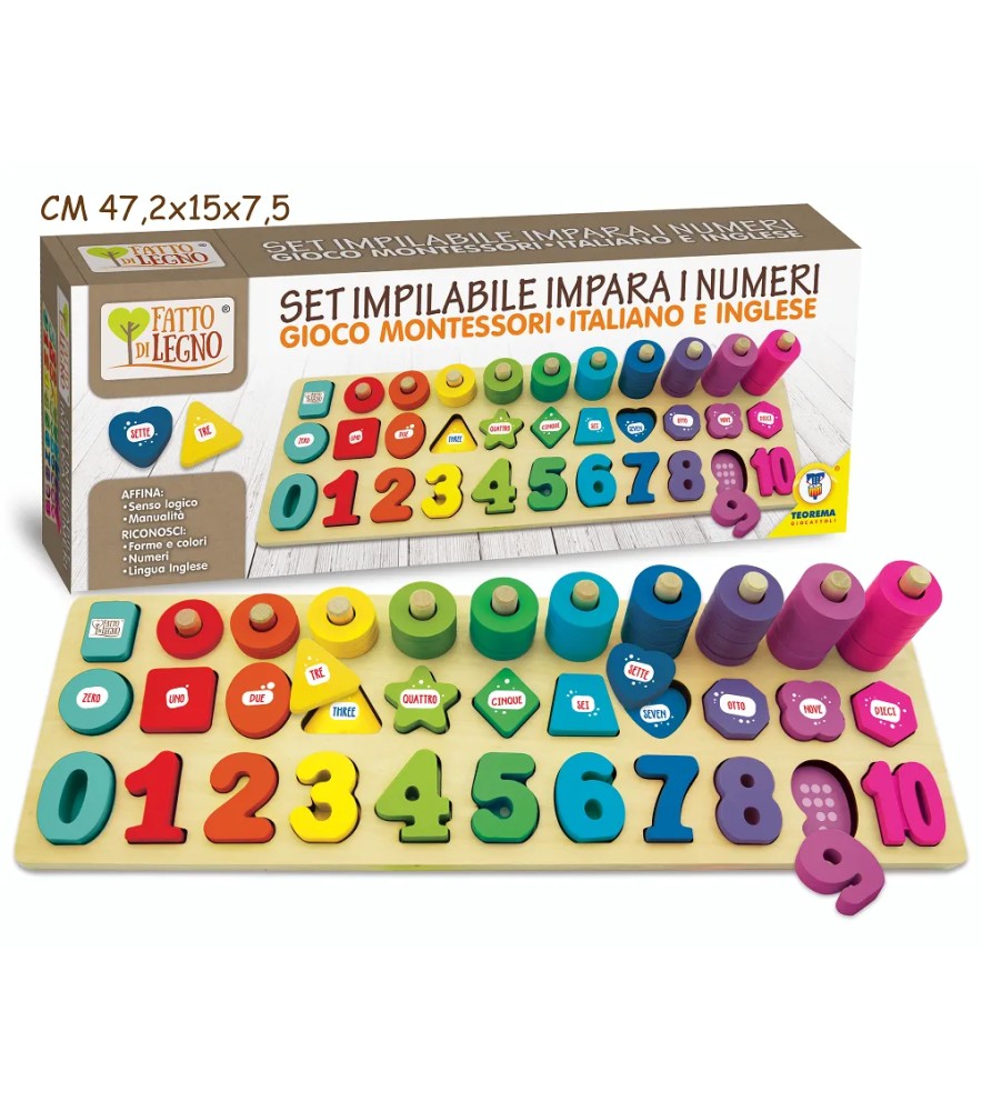 Fatto di Legno - Gioco Numerico Montessori