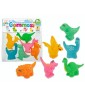 Gogo - Gommosi Dinosauri Funny 6 pezzi