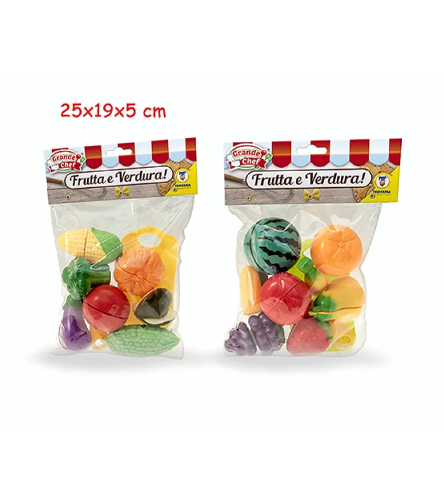 Grande Chef - Frutta e Verdura con Velcro 2 Mdl