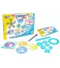 Plastiart - Spirografo e Stencil con Penna Multicolor