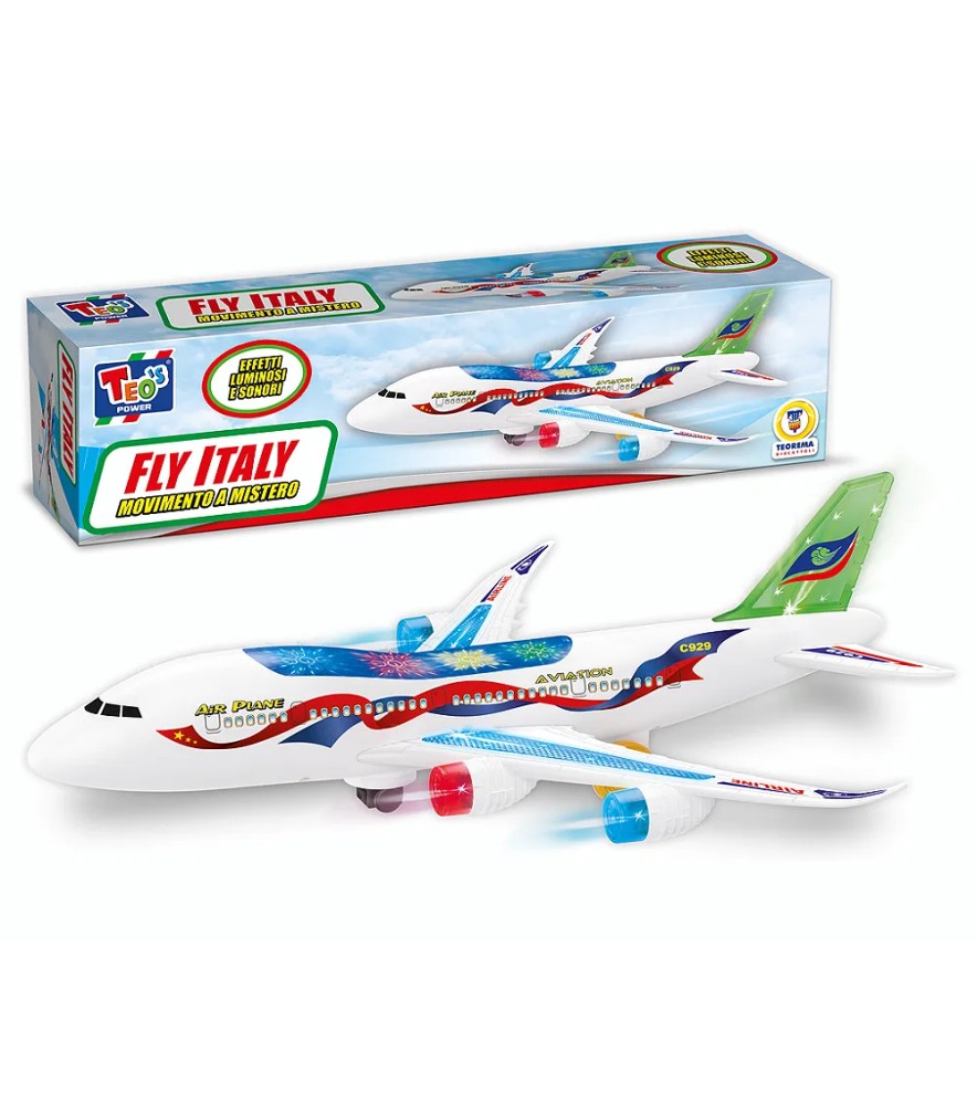 Teo S - Aereoplano Grande con Luci e Suoni