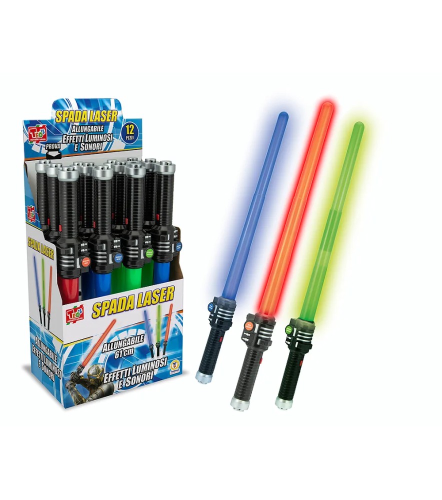 Teo S - Spada Laser Allungabile 3 colori Ass