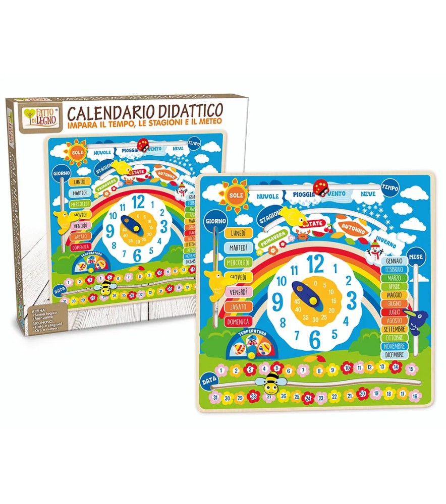 Fatto di Legno - Calendario Didattico in Legno