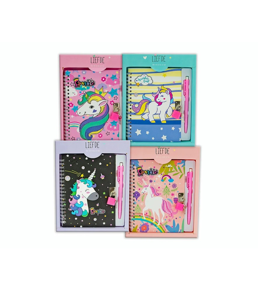 Miss Signorina - Diario Segreto Unicorno Magico con Penna