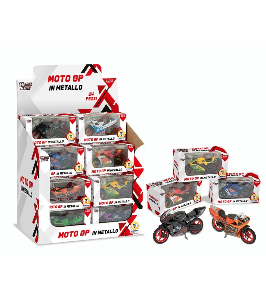 Metal Kids - Moto Gp in Metallo 12 Mdl Scala 1 24