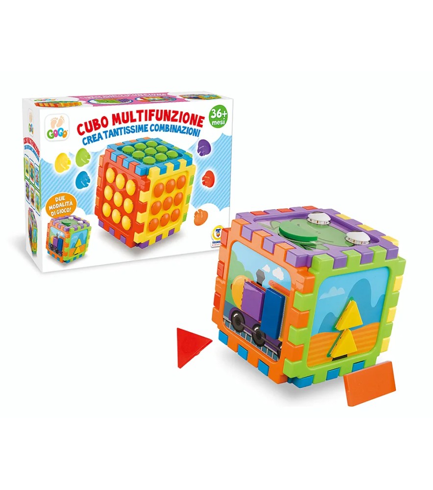 Gogo - Cubo Multiattivita Montessoriano 2 in 1